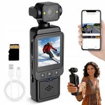 Sporto kamera 1080P WiFi USB su 360° pasukamu objektyvu ir 32GB TF kortele
