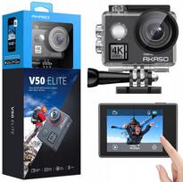Sportinė kamera AKASO 4K 60FPS 40M 20MP WiFi lietimui jautrus ekranas