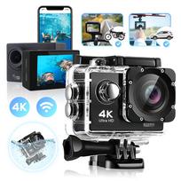 Veiksmo kamera Full HD 1080P su vandeniui atspariu korpusu ir rankena