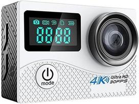 4K HD belaidė sportinė veiksmo kamera Exprotrek, atspari vandeniui