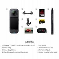 Veiksmo kamera Insta360 X5 MM93 2025 Championship Edition motociklui