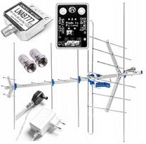Kryptinė antena DVB-T2 MUX-8 vertikali poliarizacija