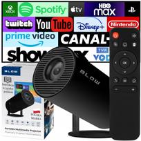 Nešiojamas projektorius su garsiakalbiu, Android TV, WiFi, Full HD
