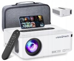 Projektorius Full HD 4K 12000lm WiFi Android su krepšiu ir 1 m HDMI laidu