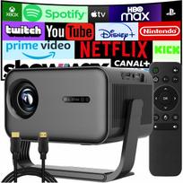 LED projektorius su garsiakalbiu, Android, WiFi, Full HD, HDMI