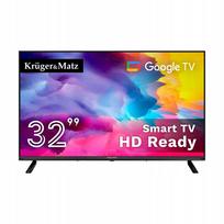Televizorius Kruger&Matz 32" HD Google TV 5.0 DVB-T2/S2/T/C H.265 HEVC Smart