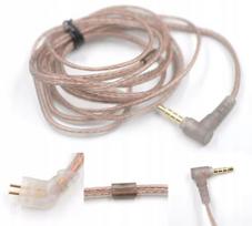 Ausinių laidas KZ grynos vario OCC B-pin BA10 AS06 ES4 ZSR senasis tipas