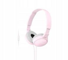 Laidinės ausinės Sony MDR-ZX110AP su mikrofonu, rožinės