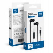 Laidinės ausinės su mikrofonu BLUE STAR Jack 3,5 mm PA-E67 1,2 m juodos