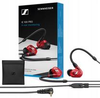 Ausinės SENNHEISER IE 100 PRO RED 115dB 20 Ohm 20-18000Hz su dėklu