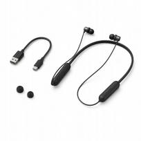 Ausinės į ausis Bluetooth 5.0 su mikrofonu, 15h, 9mm, juodos