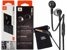Laidinės ausinės JBL T205 su mikrofonu, 3,5 mm