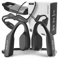 Belaidės ausinės kaulais OPENEAR X1 juodos BT 5.2 IPX5 USB-C