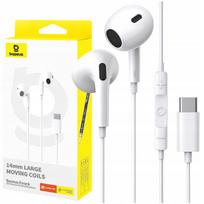 Laidinės ausinės su mikrofonu ir valdymo pultu USB-C BASEUS Encok CZ17