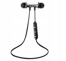 Belaidės sportinės Bluetooth ausinės, juodos, galinga baterija