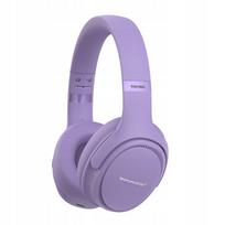 Bevielės ausinės TONSIL R35BT PRO ANC, violetinės, Bluetooth, ant ausų