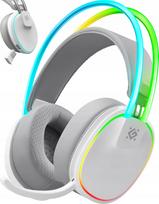 Belaidės žaidimų ausinės su mikrofonu, Bluetooth ir 2.4G, On-Ear, PC, PS5