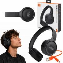 Belaidės ausinės JBL TUNE 520BT, Bluetooth 5.3, 57 h, juodos