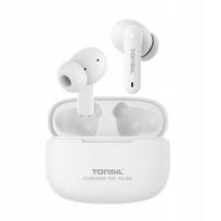 Belaidės ausinės TONSIL T50 BT WHITE, Bluetooth, IPX5, V5.3