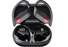 Belaidės ausinės YYK-Q63 Bluetooth 5.3 juodos IPX7 atsparios vandeniui