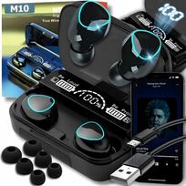 Belaidės Bluetooth sportinės ausinės su įkrovos banku