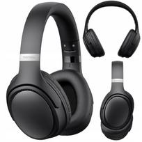 Bevielės ausinės TONSIL R35BT juodos Bluetooth / SD / FM