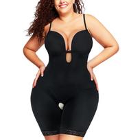 U-Shaped Suspender Body Shaper: Sexy, Hip-Lifting, Abdomen Slimming, Open Crotch Design 3X Large juoda