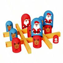 Funny Table Board Games Tic Tac Toe Intellectual Large Eating Compact Chess Interactive Multiplayer Party Games Playthings Christmas įvairiaspalvis