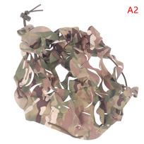 3D Camo Tinklas Airsoft Šalmo Dangtelis Lazeriu Pjautas Nailoninis Raištelis Šalmo Dangalas Cs Karinis Žaidimas Dažasvydis Parašiutininkas Medžioklės Aksesuarai