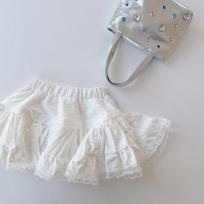 Girls' Korean Style Half Skirt Spring Summer Lace Versatile Ruffle Short Skirt Kids 73cm
