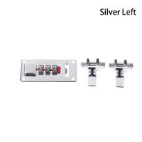 3-Digit Combination Lock 65*29mm Password Lock Latch Keyless Jewelry Wooden Box Fixed Lock Suitcase Coded Locks Hardware beige