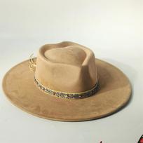 Individuali Širdies Karūna Suede Skrybėlė Fedora Suede Skrybėlė Nauja Moteris 9.5Cm Platus Kraštas Skrybėlė Panama Skrybėlė Unisex Chapeau Sombrero Hombre M 56-58CM gray