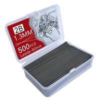 1000 vnt. Švino papildymai 0,5/0,7/0,9/1,3/2,0 mm HB Atsparūs lūžiams Mechaninių pieštukų papildymo reikmenys A4