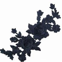 Lace Fabric Flower Applique Rose Cloth Applique Clothes Accessory Cloth Patch  Dressmaking