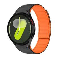 Be tarpų 20 mm silikoninė magnetinė juosta Samsung laikrodžiui Galaxy 7 Classic 43mm 47mm 42 46mm 6 5 4 44 40mm Dirželis 5Pro 45mm Apyrankė Galaxy 5 Pro 45mm rožinė