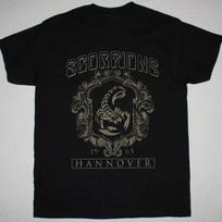 SCORPIONS HANNOVER T-Shirt Short Sleeve Cotton Black Women Men S to 5XL Unisex T-Shirt XXXXL gray