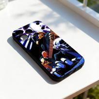 D-Daft Punk Band Cool Phone Case For iPhone 17,16,15,14,13,12,11,Pro,Max,Plus,E,SE4,Air,Mini Black Precise Hole Matching iPhone14 black