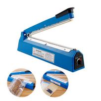 20cm Ballons Impulse Sealing Machine Fast Heat Sealer Electric Heat Hand Press Sealer Food Plastic Bag  Packaging Machine 220V blue