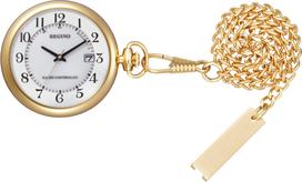 CITIZEN REGUNO Pocket Watch, Solartech Radio-Controlled Watch, KL7-922-31, Solar Radio-Controlled Timepiece auksas