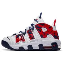 Nike Air More Uptempo Baltas Mėlynas Raudonas Kamufliažas GS CZ7885-100 40 gray