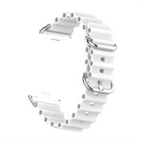 For Redmi Watch 6 5 4 Ocean Silicone Band Soft Sport Wristband For Xiaomi Mi Band 9 Pro/8Pro Strap Replaceable Bracelet Correa Redmi Watch 6 balta