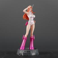 One Piece Anime Figure Nico Robin Nami Action Figures 26CM Pvc Statue Collection Model Toys Gifts beige