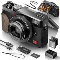 Digital Camera -64MP - 5K - 18x Zoom - Fast Autofocus