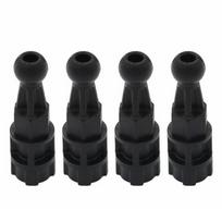 4 vnt. Automobilio variklio dangčio rutulinis smeigtukas 04891847AA 4891847AA Chrysler Dodge Jeep black
