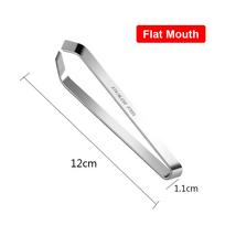 Silicone world Stainless Steel Hair Removal Clip Tweezer Fine Hairs Puller Stainless Steel Tongs Pig Foot Hair Fishbone Tweezers gray