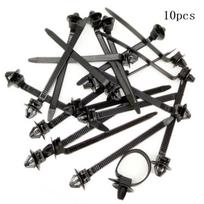 10/20/100PCS Car Nylon Black Cable Ties Push Mount Wire Harness Fastener Cable Clamp Clips Ties Management Car Wire Organizers