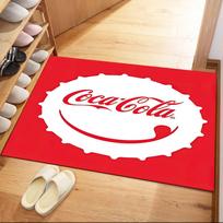 Coca-cola Classic Bottle Cap Square rugs are a great choice for living rooms, bedrooms, home décor, and as gifts. 40cmx60cm