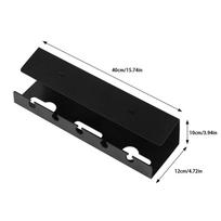 New Under Desk Cable Management Cable Tray Under Desk With Clamp Power Strip Cord Holder No Drilling Sturdy Spacious Supplies juoda