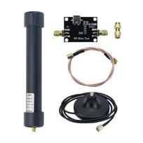 ADS-B 1090MHz Tamsiai pilka aktyvi antena DC5V Bias Tee 23.15dBi Didelio stiprinimo RF imtuvo antena su stovu USB