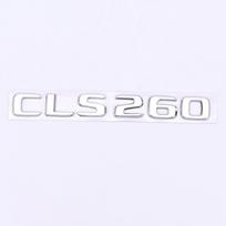 Suderinami galinių emblemos numerių lipdukai Mercedes-Benz CLS modeliams: CLS260, CLS300, CLS320, CLS350 white
